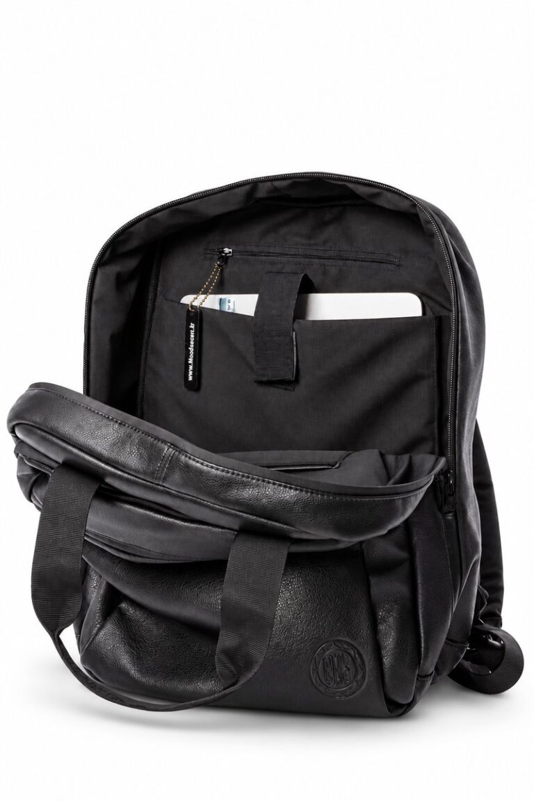 Zaino Bouledesac aperto: vano PC imbottito e tasche interne